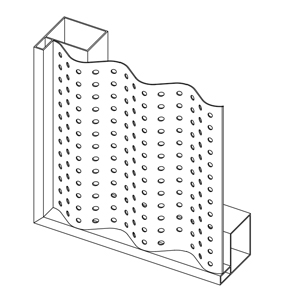 fabrication sur-mesure de volets coulissants pliables tle perfore