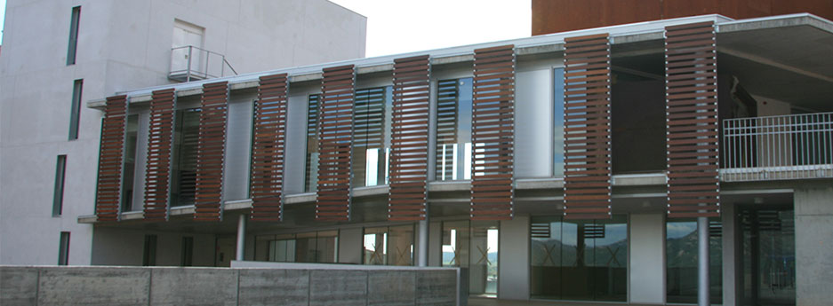 brise-soleil bois fixe