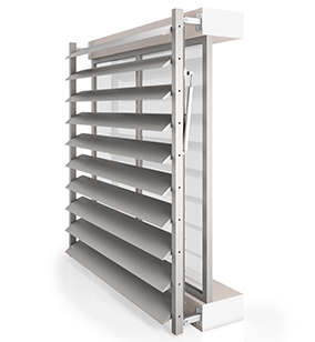 modelés de brise soleil aluminium orientable