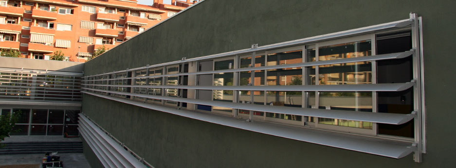 brise soleil lames fixes filantes