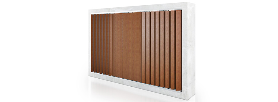Brise soleil lamas madera orientables