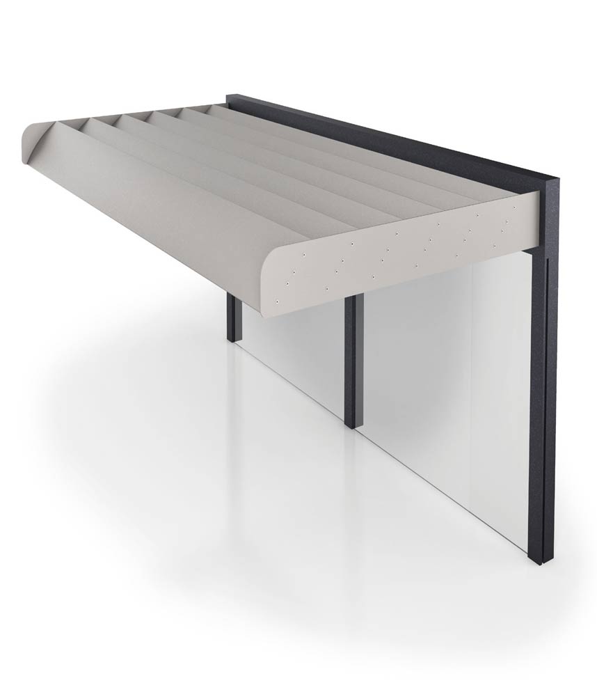 Brise-soleil pare-soleil à lames aile d’avion en aluminium